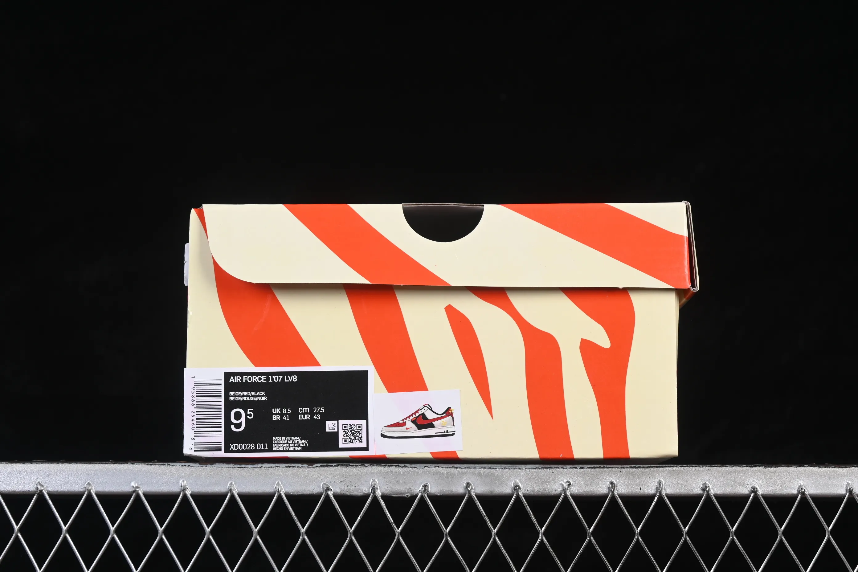 All categories Nk Air Force 1 Air Force series Nk Air Force 1 Low Air Force low-top Nike Air Force 1'07 Low Year of the Horse limited edition Red and black luck Air Force 1 low-top casual sneakers XD0028-011